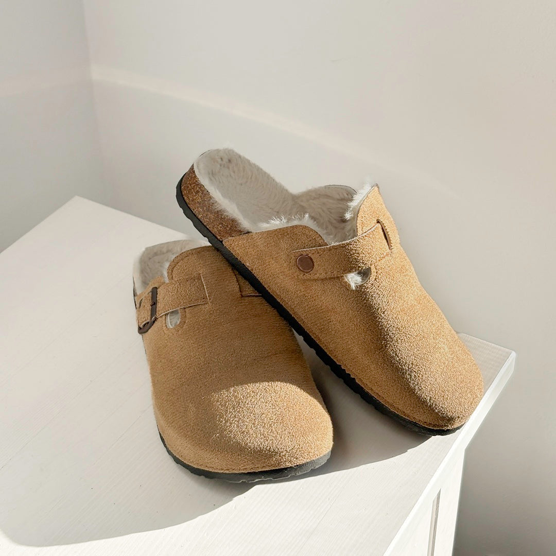 Women's Suede Clogs - Comfortable Slip-On Footwear for All Seasons 3