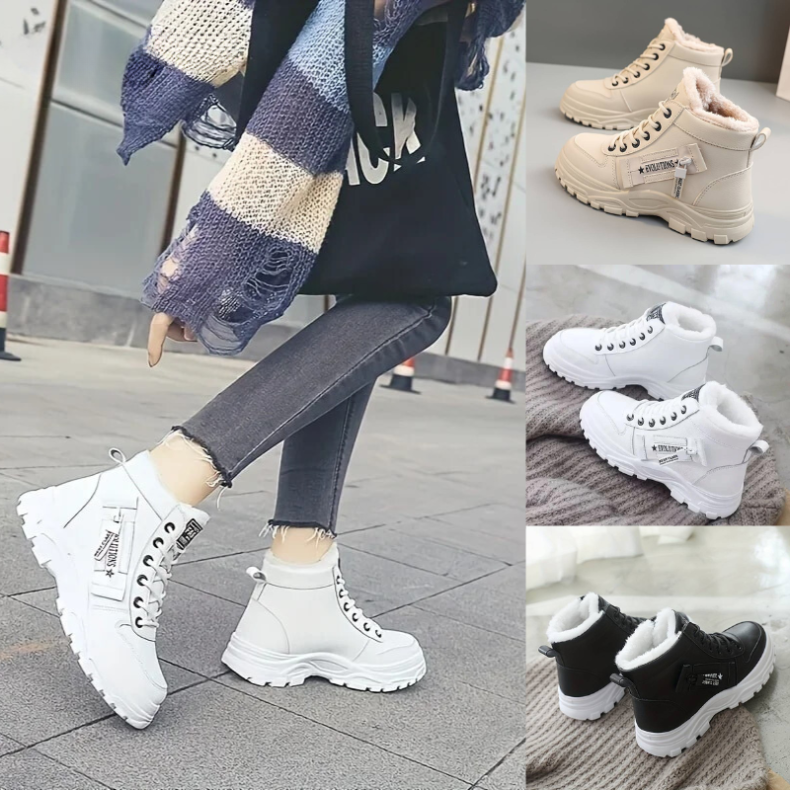 Women's Waterproof Snow Boots - Fleece Lined Winter Boots for Cold Weather Comfort 1