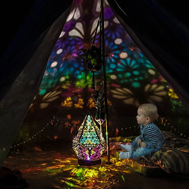 PrismaGlow Holographic LED Projector Lamp