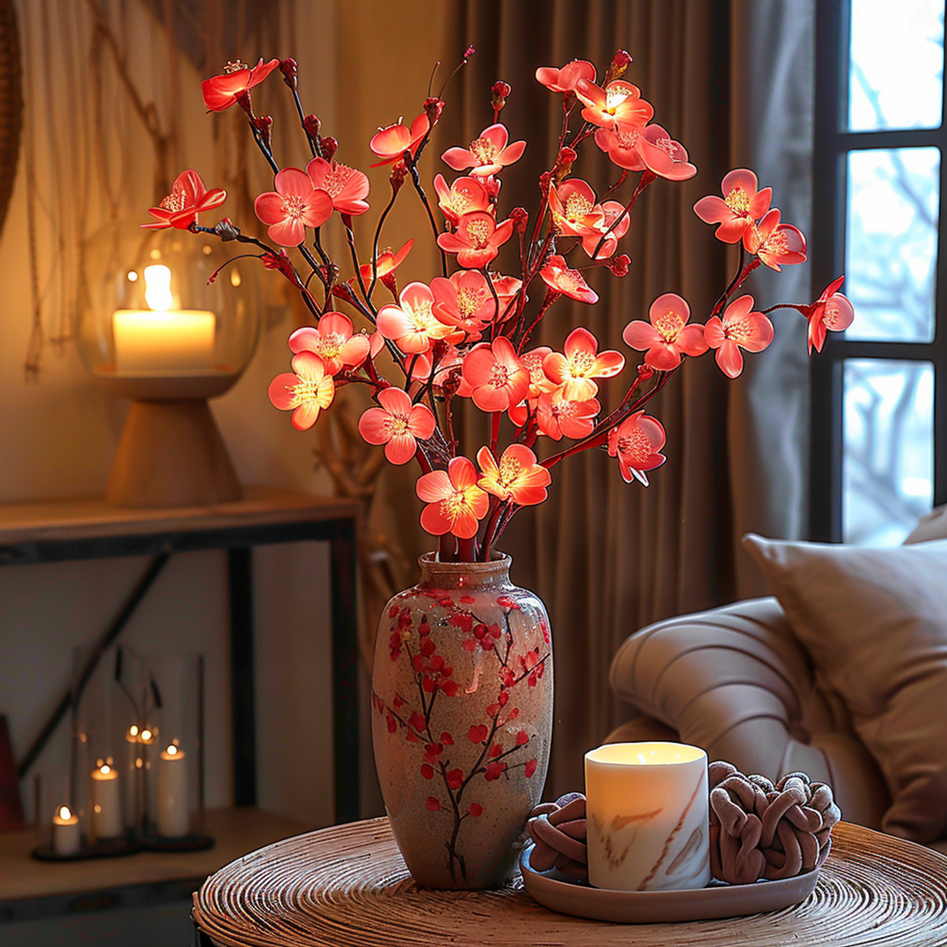 LumiVista Branch Fairy Lights - 70cm Decor