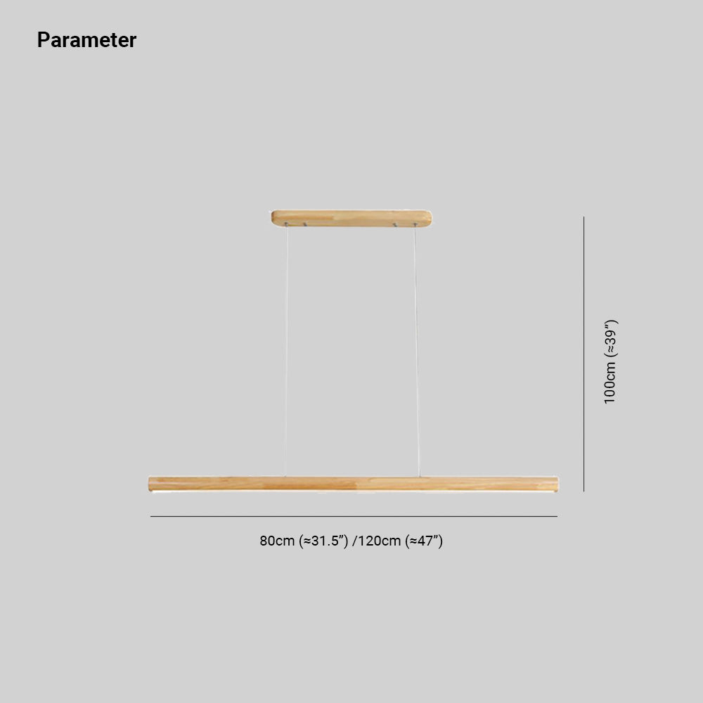Xylo | Linear Pendant Lighting with Soft LED Light & Adjustable Height | Scandinavian Design for Cozy Interiors 4