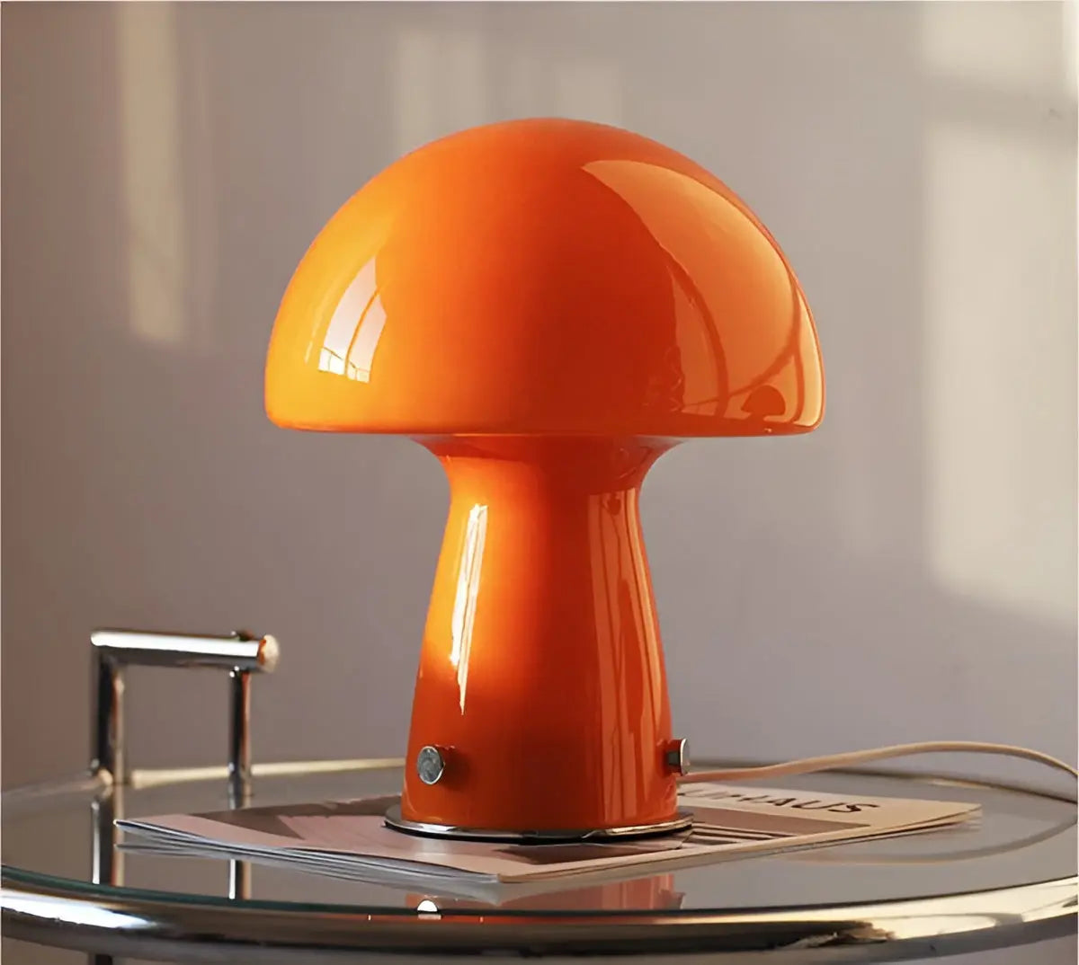 Scandinavian LED Mushroom Lamp - Warm Mushroom Table Light