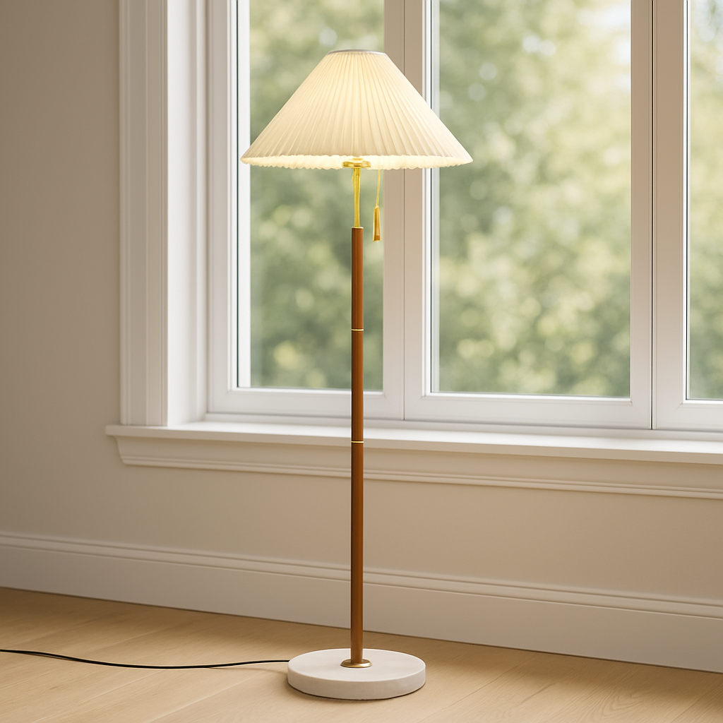 YrusWood | Modern Elegant Wooden Standing Floor Lamp for Contemporary Spaces 4