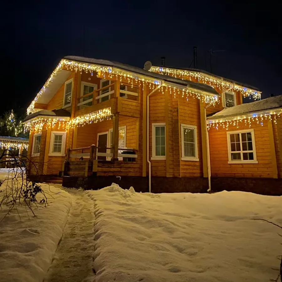 Dewfall - Outdoor LED Light Curtain for the Holidays