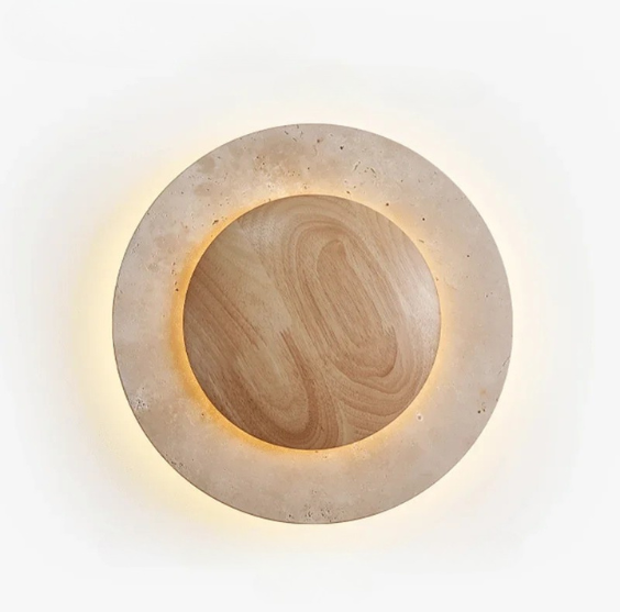 ZenGlow | Minimalist Wall Lamp with Natural Design for Soothing Ambiance 11