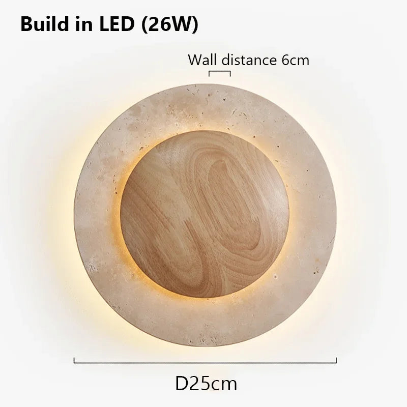 ZenGlow | Minimalist Wall Lamp with Natural Design for Soothing Ambiance 6