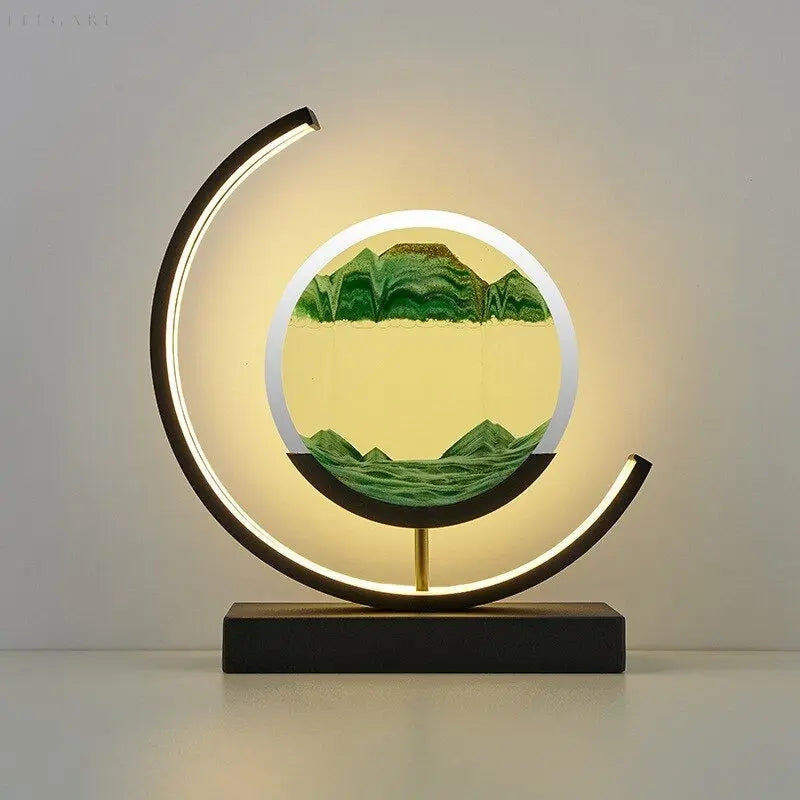 Moving Sand Art Lamp - Relaxing LED Mood Light