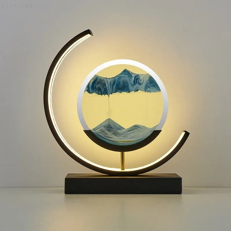 Moving Sand Art Lamp - Relaxing LED Mood Light