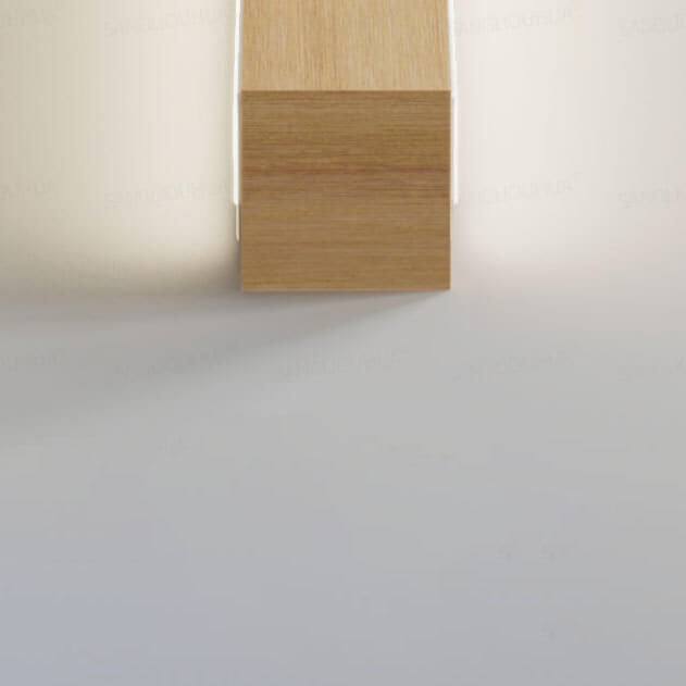 ZenithWood | Chic Minimalist Solid Wood LED Wall Sconce Light 1
