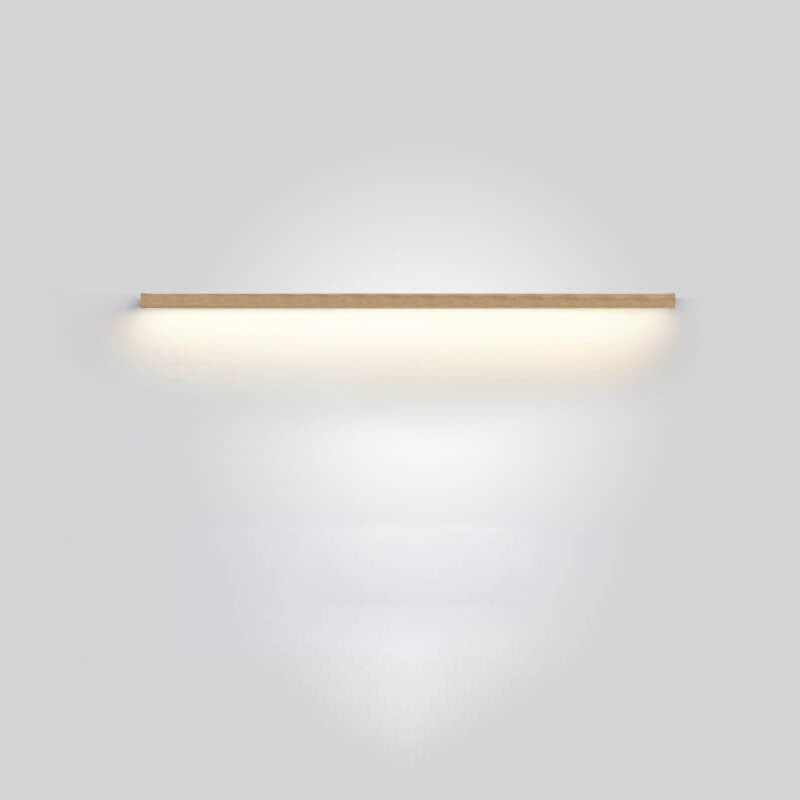 ZenithWood | Chic Minimalist Solid Wood LED Wall Sconce Light 3