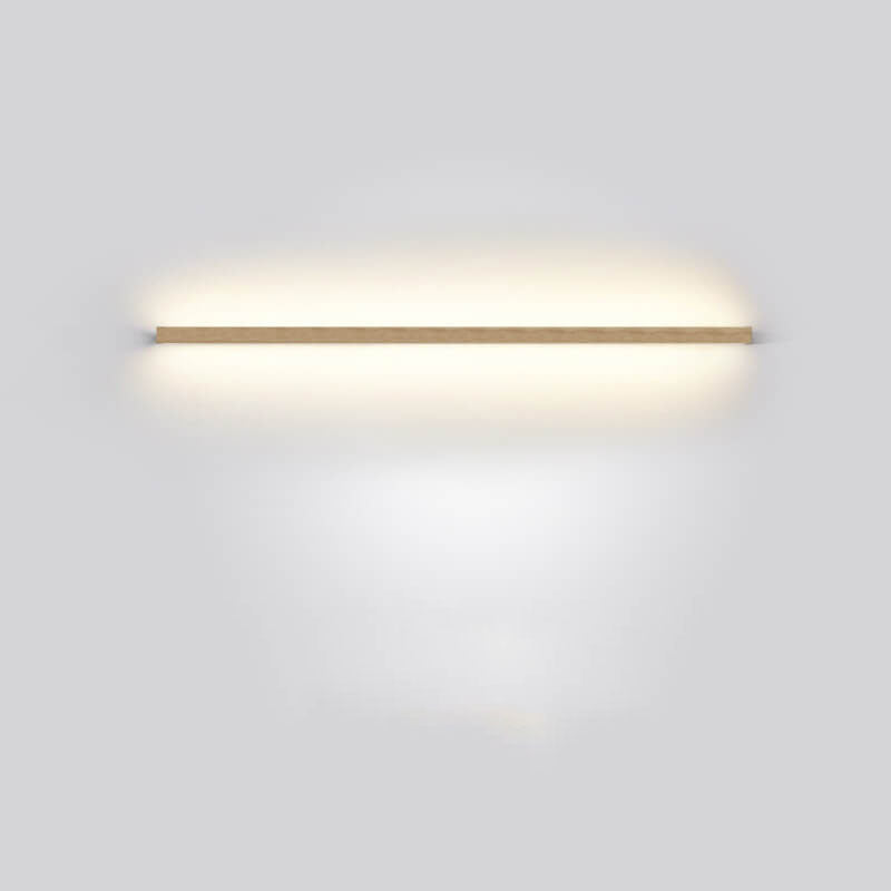ZenithWood | Chic Minimalist Solid Wood LED Wall Sconce Light 5