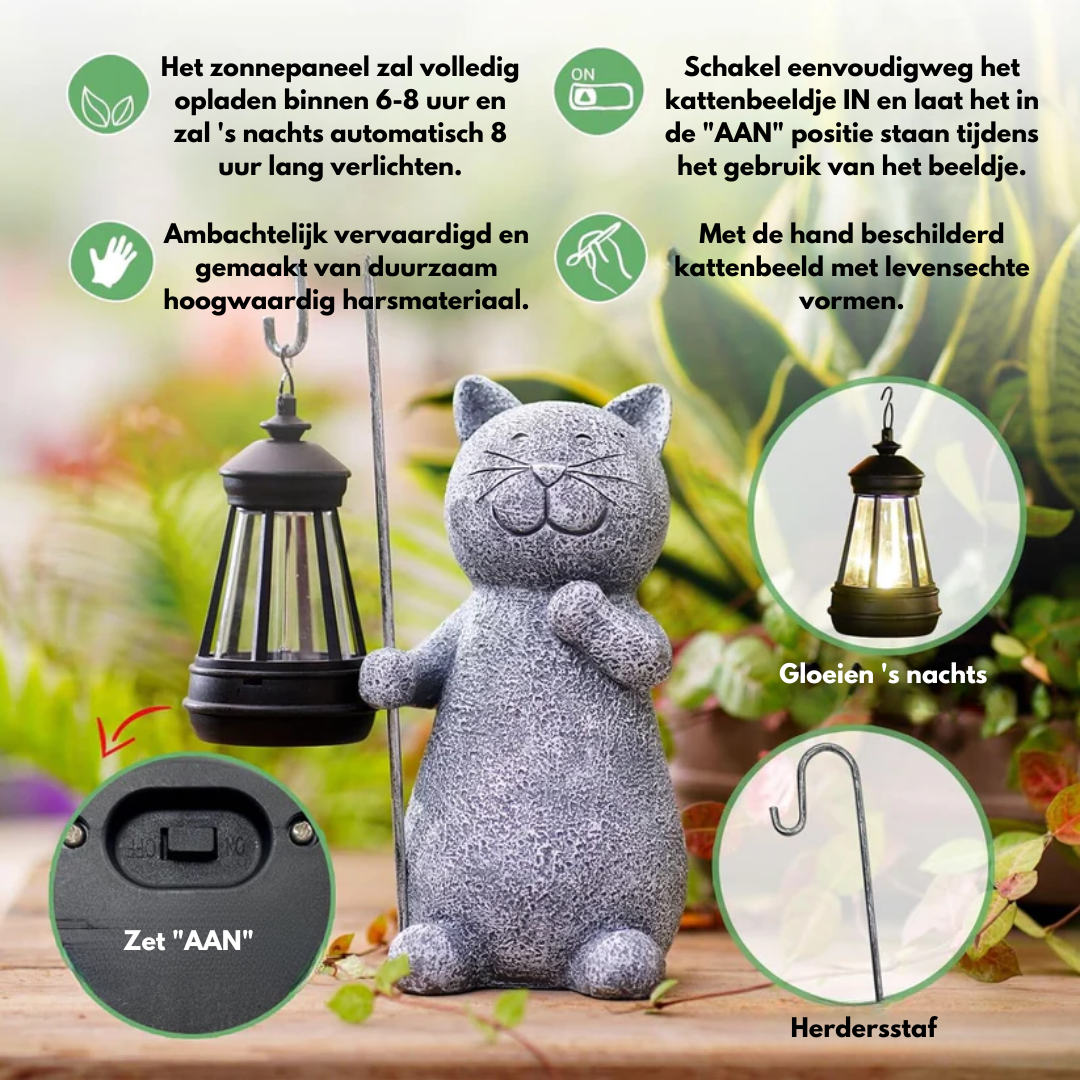 EnchantedKitty - Decorative Garden Cat