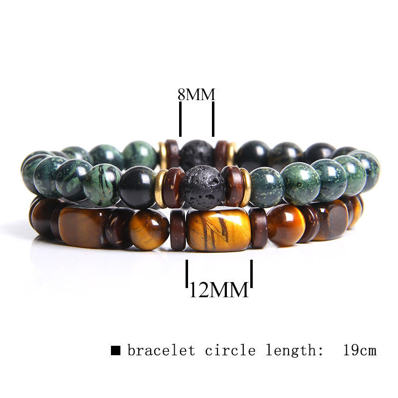 Naya - African Turquoise & Tiger Eye Bracelet for Women