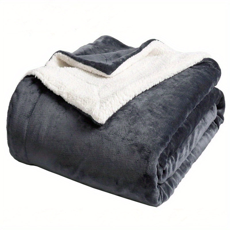 Chic Sherpa Fleece Blanket - Optimal Comfort