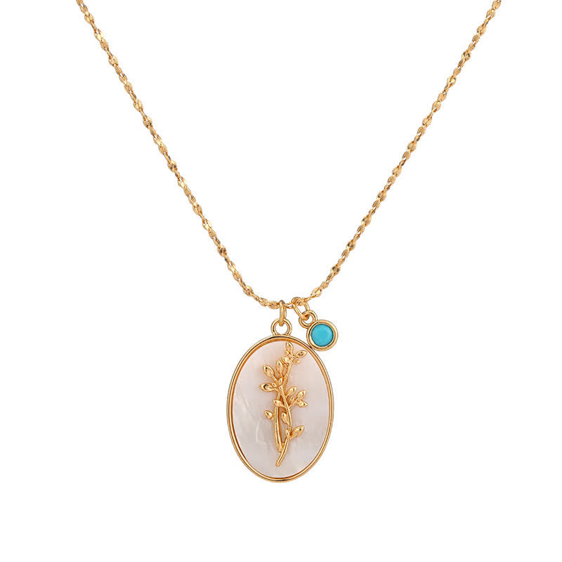 Aurora - Birthstone & Birth Flower Necklace for Women