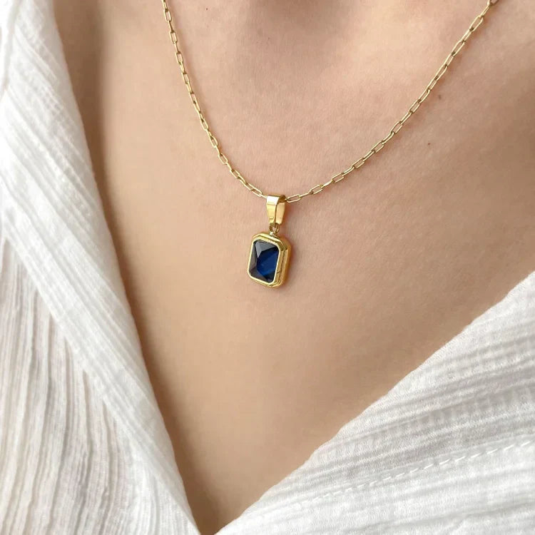 Celeste - Vintage Gemstone Necklace for Women