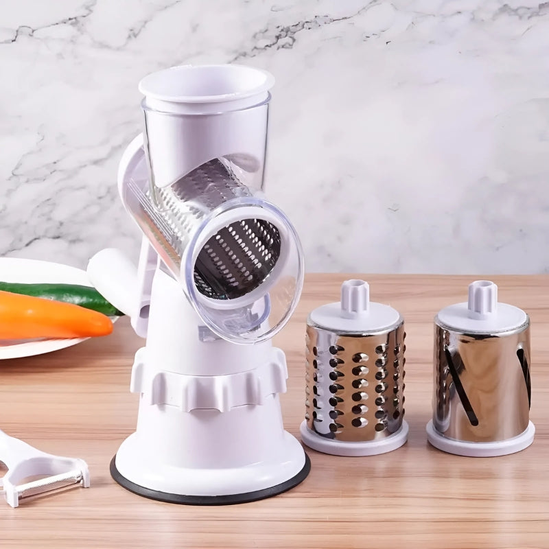 VeggieMaster Slicer – 3-Blade Vegetable Cutter