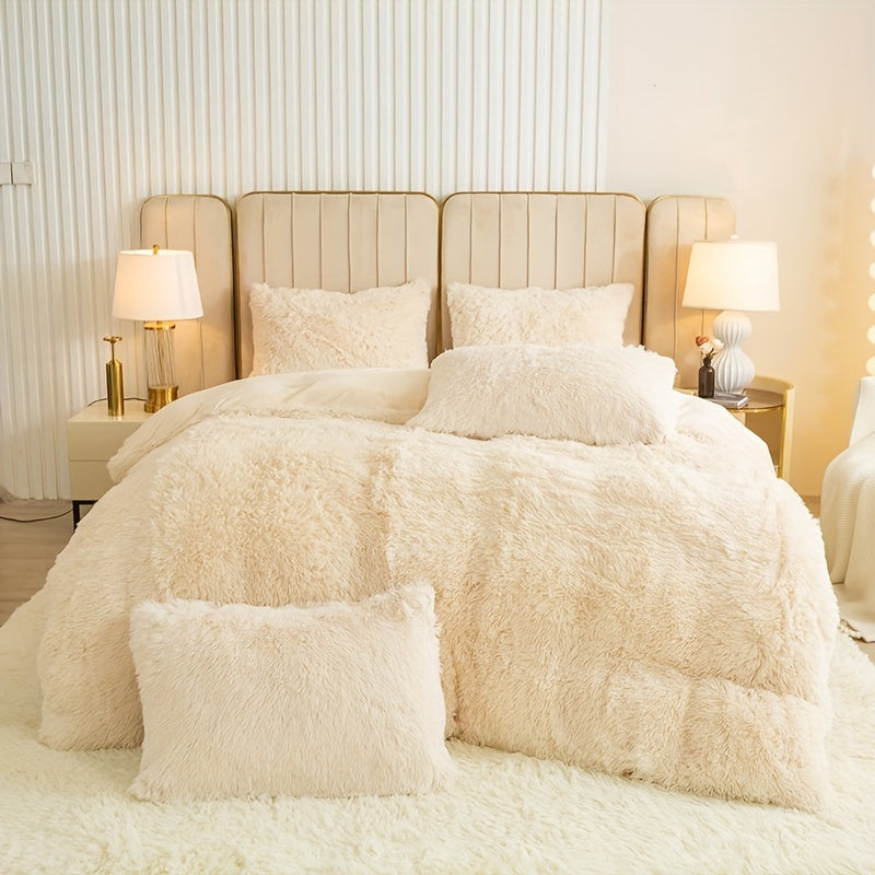 Ultra-Soft Plush Duvet Cover Set - Zipped