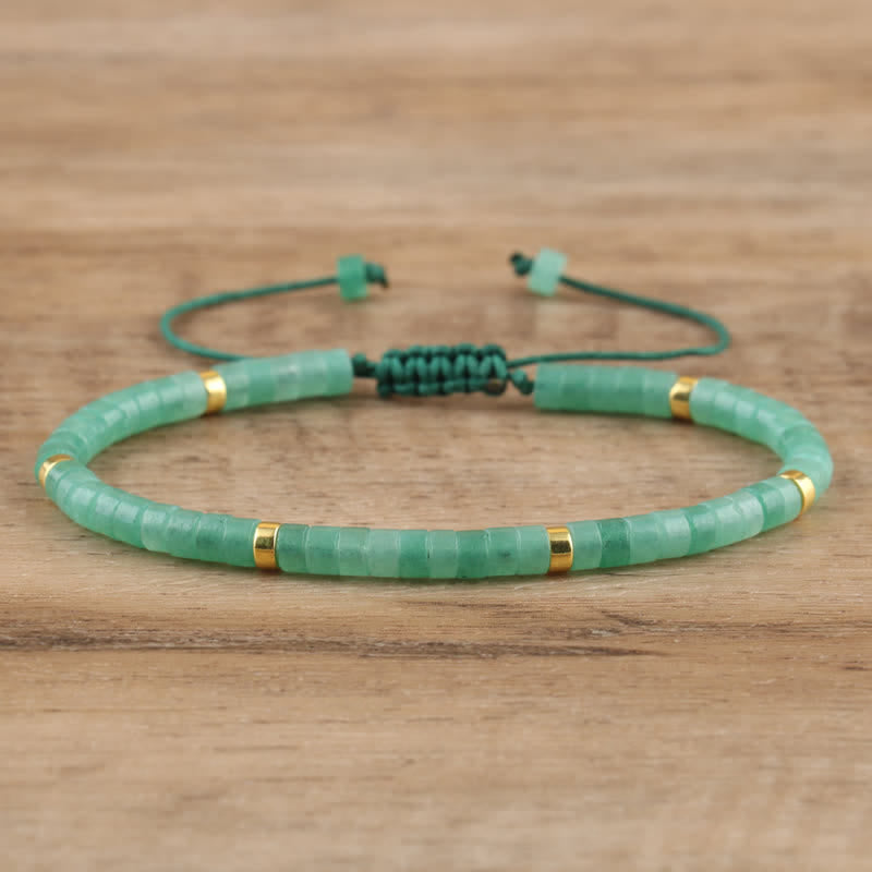 Seraphina - Braided Natural Stone Bead Bracelet for Women