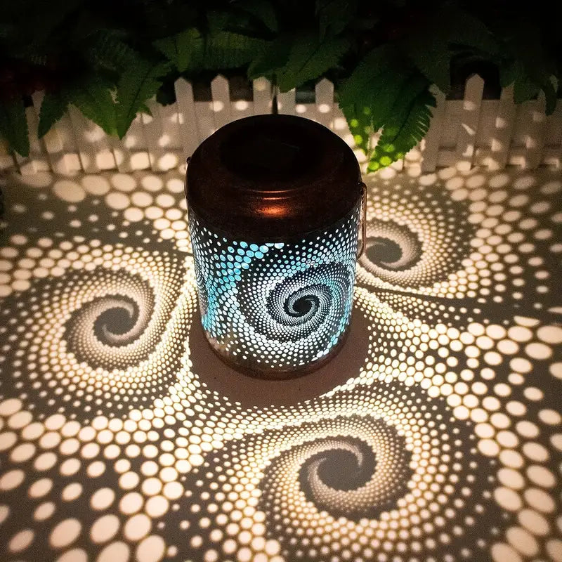 Solara Glow - Artistic Weatherproof LED Garden Lamp