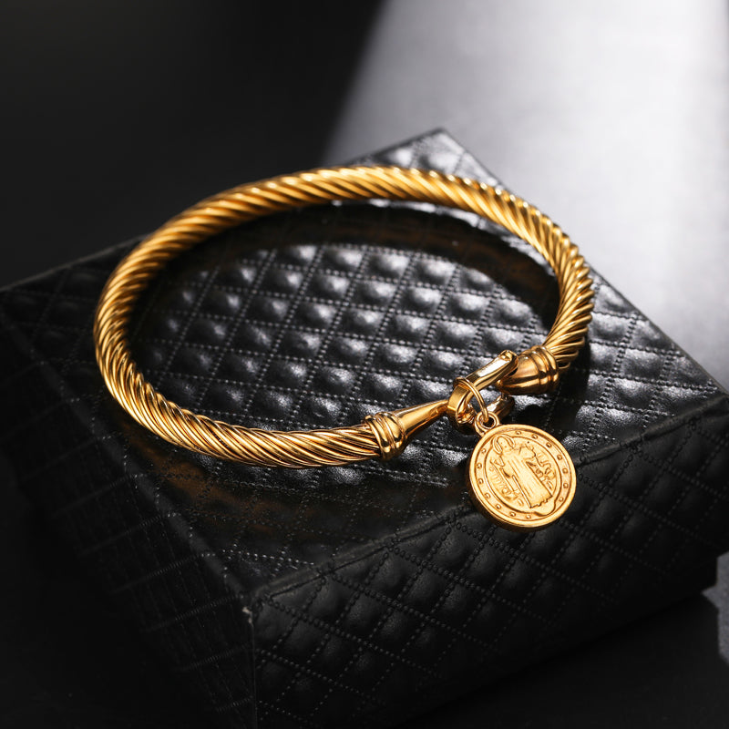 Benedetta - St. Benedict Charm Bracelet