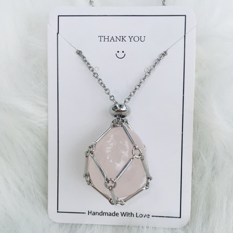 Iris - Natural Crystal Pendant Necklace for Women