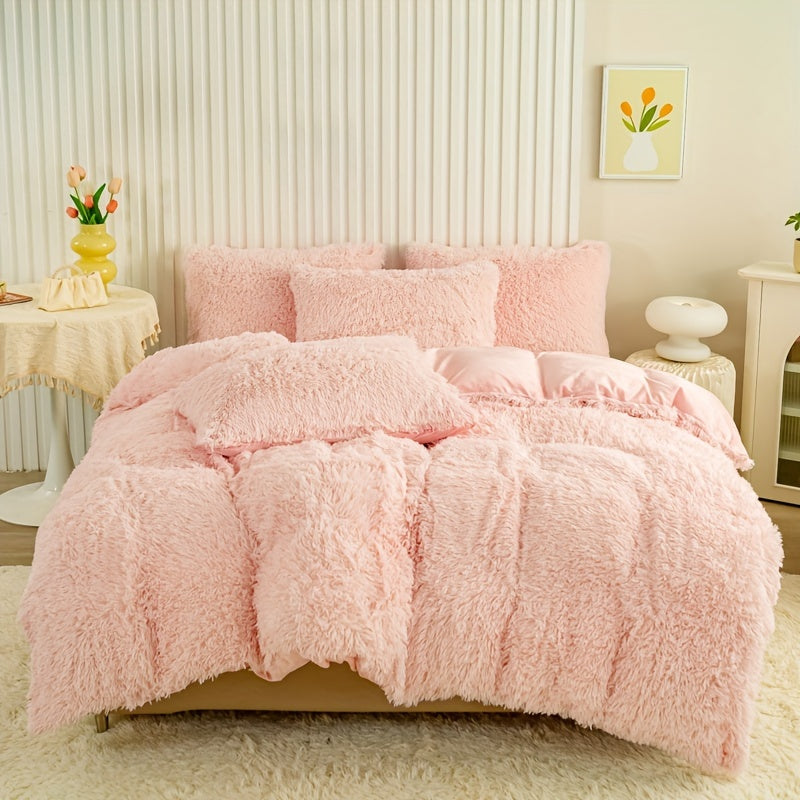 Ultra-Soft Plush Duvet Cover Set - Zipped