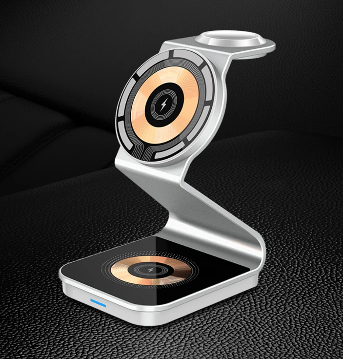 Chargy Pro - 3-in-1 Magnetic Wireless Charging Station