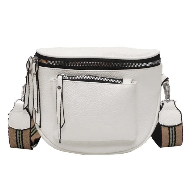ChicCrossbody Bag - Versatile Faux Leather Crossbody and Shoulder Bag
