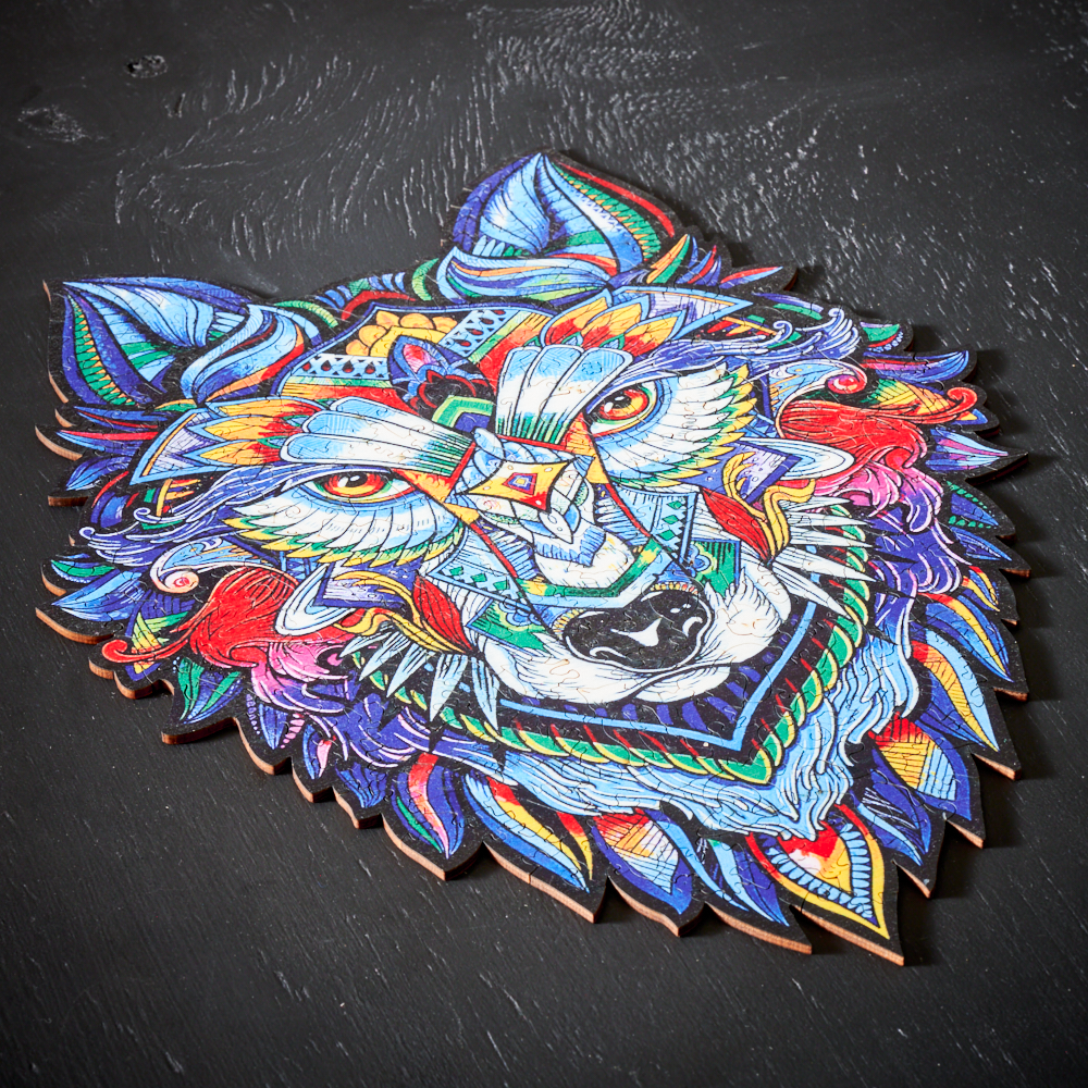 MajesticWolf Puzzle - Premium Wooden Jigsaw Puzzle