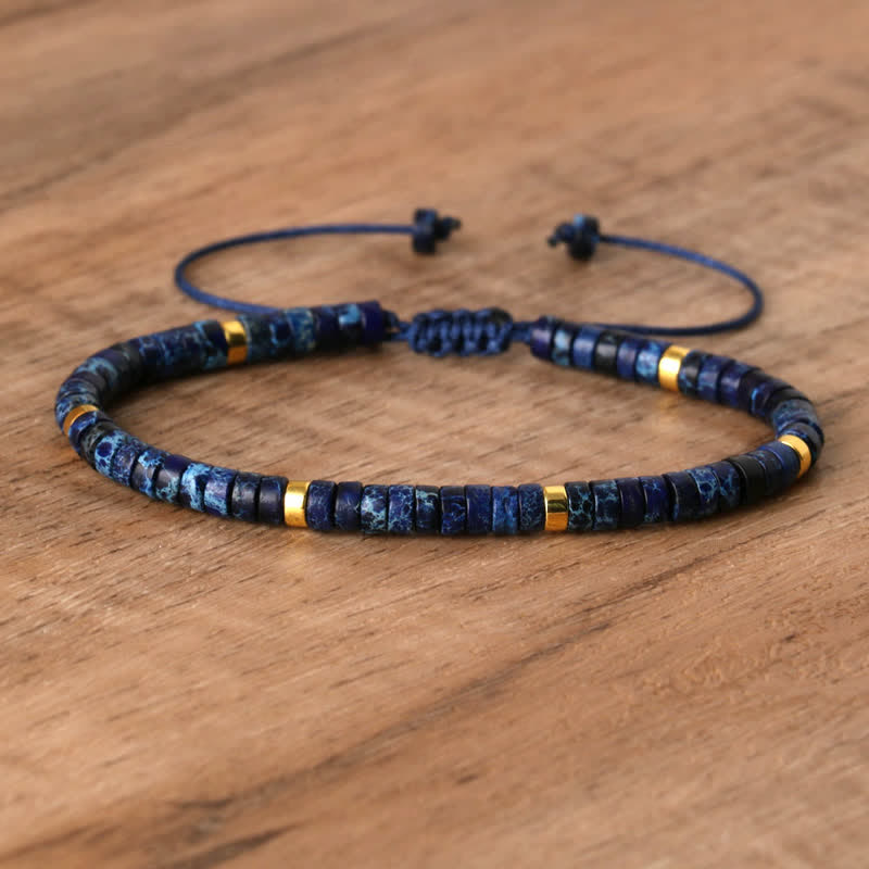 Seraphina - Braided Natural Stone Bead Bracelet for Women
