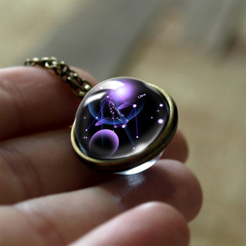 Sofia - Glass 12 Zodiac Protective Pendant