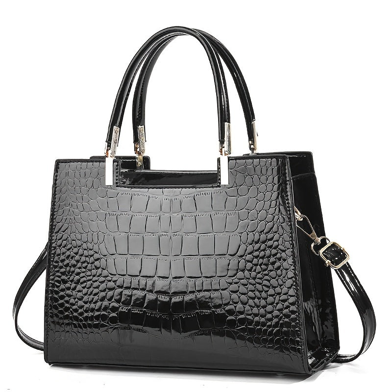 EliteGlam Bag - Elegant Faux Leather Handbag