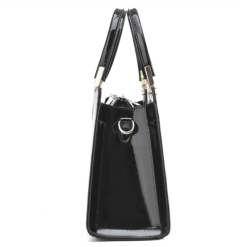 EliteGlam Bag - Elegant Faux Leather Handbag