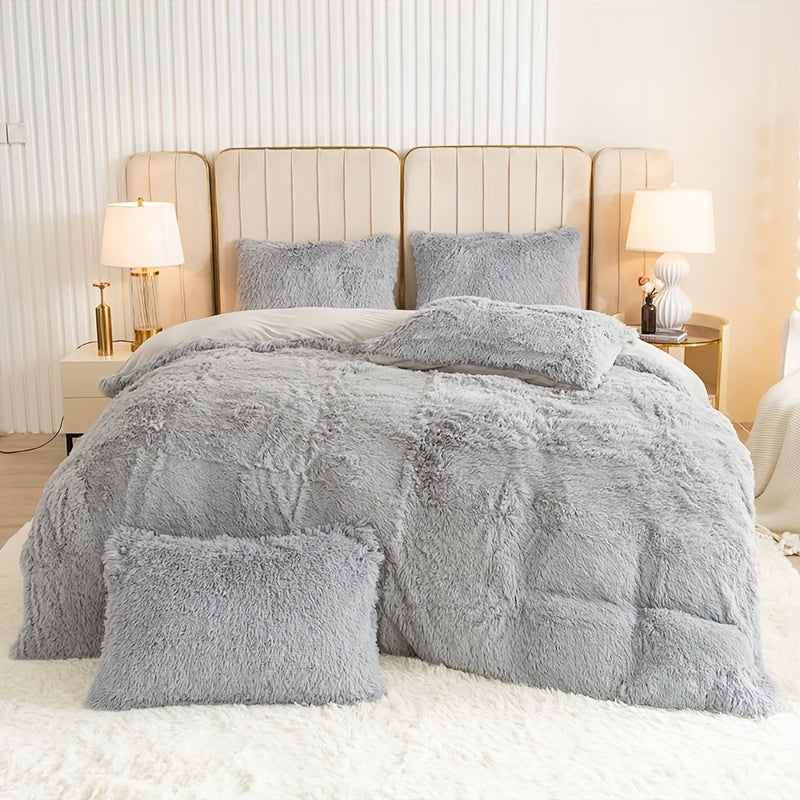 Ultra-Soft Plush Duvet Cover Set - Zipped