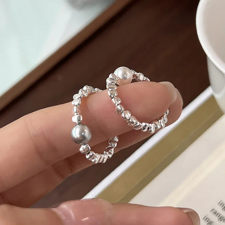 Stella - Galaxy Adjustable Pearl Ring for Women