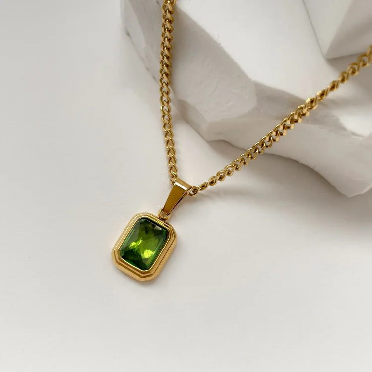 Celeste - Vintage Gemstone Necklace for Women