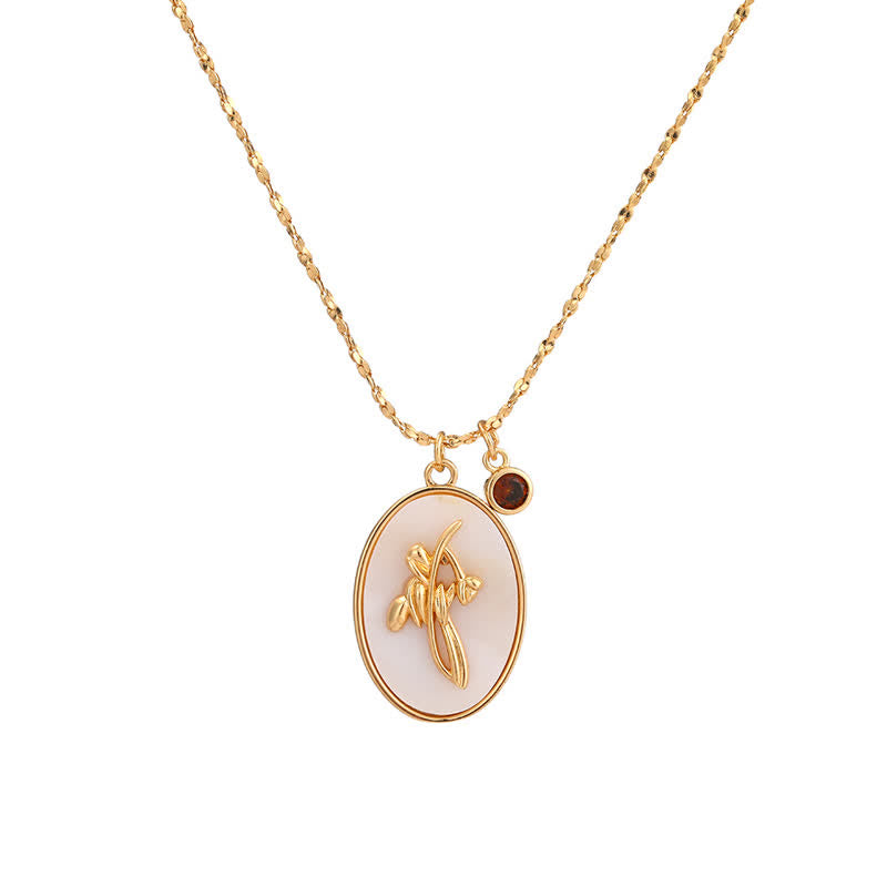 Aurora - Birthstone & Birth Flower Necklace for Women