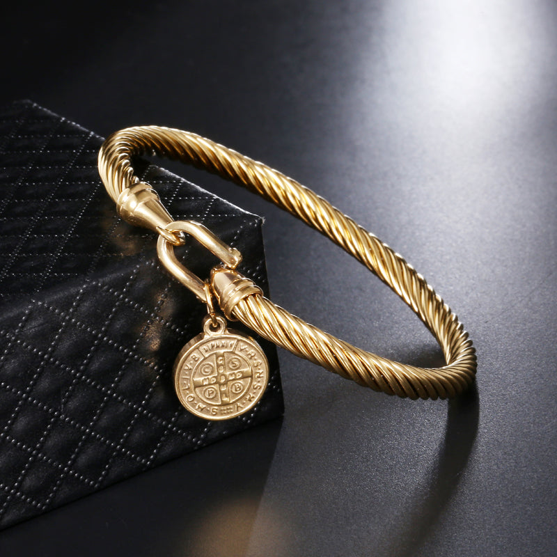 Benedetta - St. Benedict Charm Bracelet
