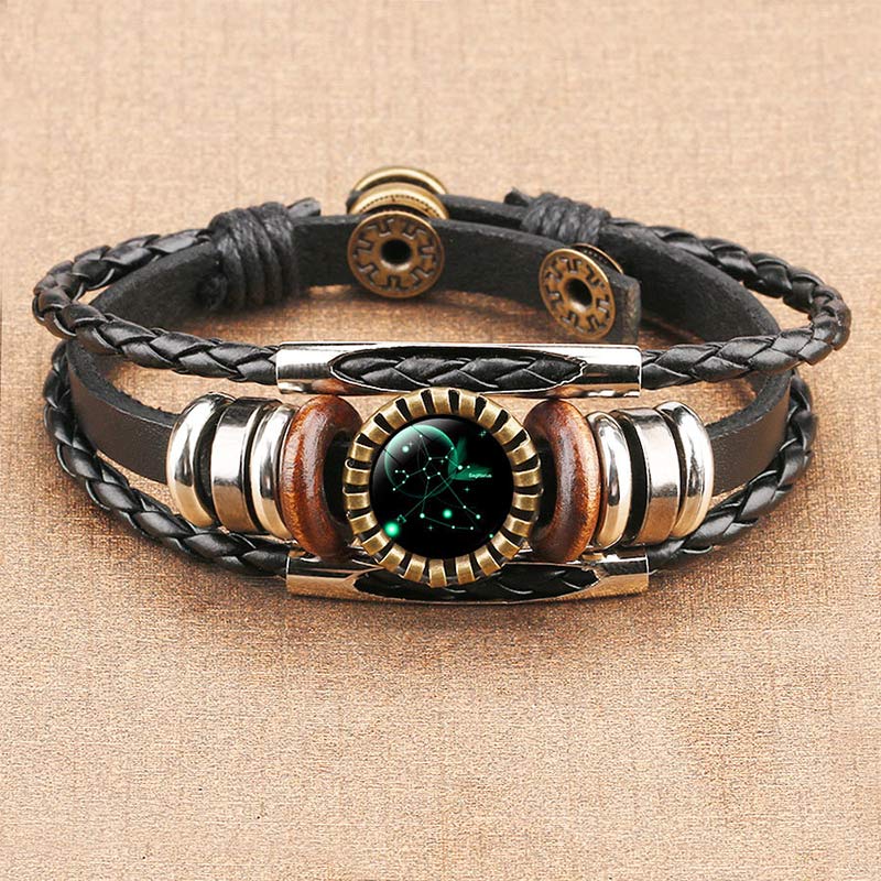 Zodiac - Retro Stainless Steel Bracelet