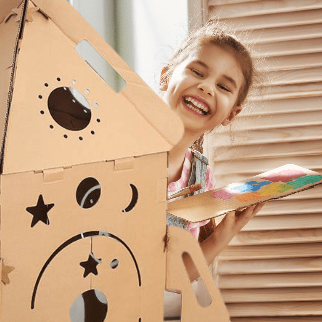 Montessori - DIY Cardboard Figures Building Set