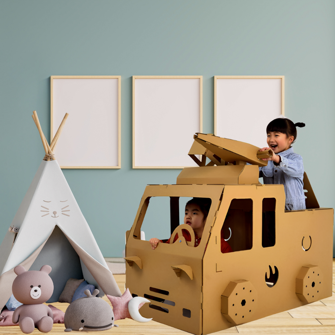 Montessori - DIY Cardboard Figures Building Set