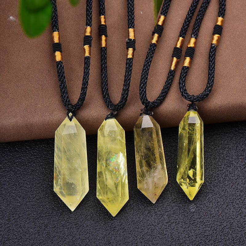 Natural Amethyst - Crystal Necklace
