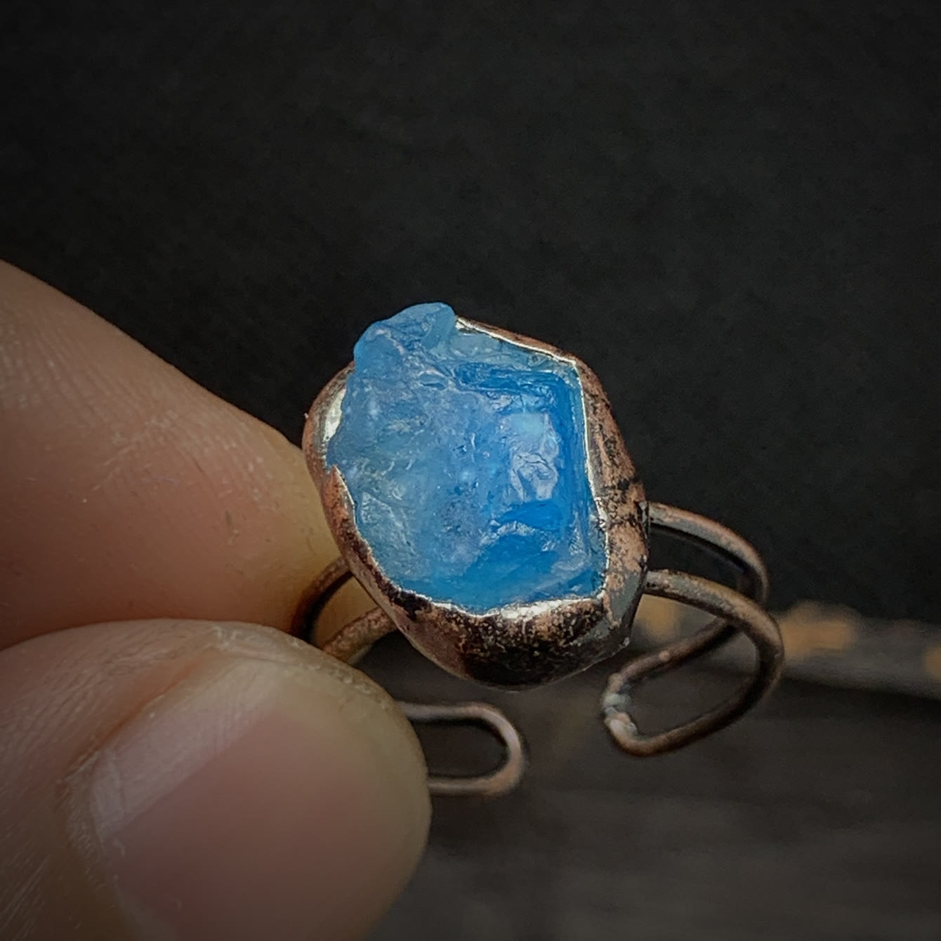 Selina - Natural Raw Birthstone Ring for Women