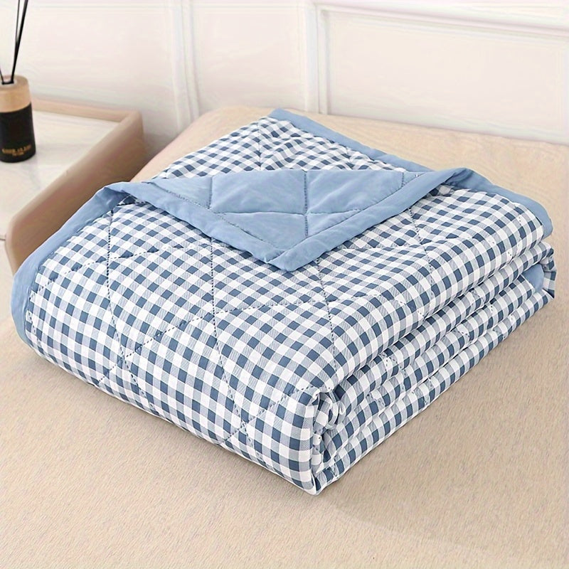 Preppy Plaid Summer Blanket - Cool Nights