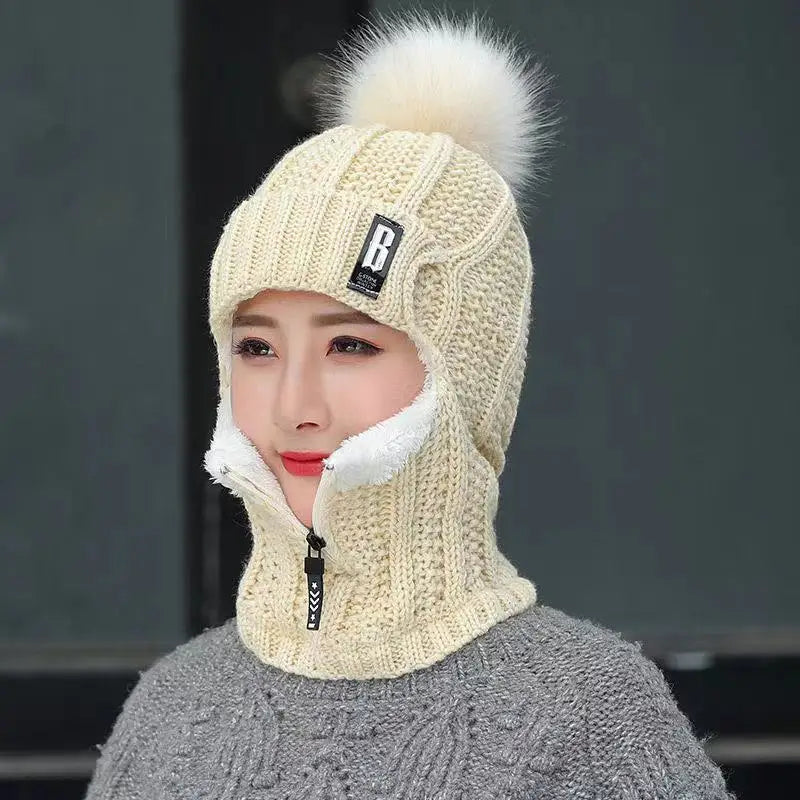 WinterPom - Cozy Pompom Winter Balaclava
