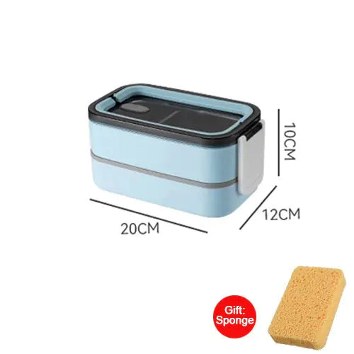 MealMate - 2-Tier Stainless Steel Lunchbox