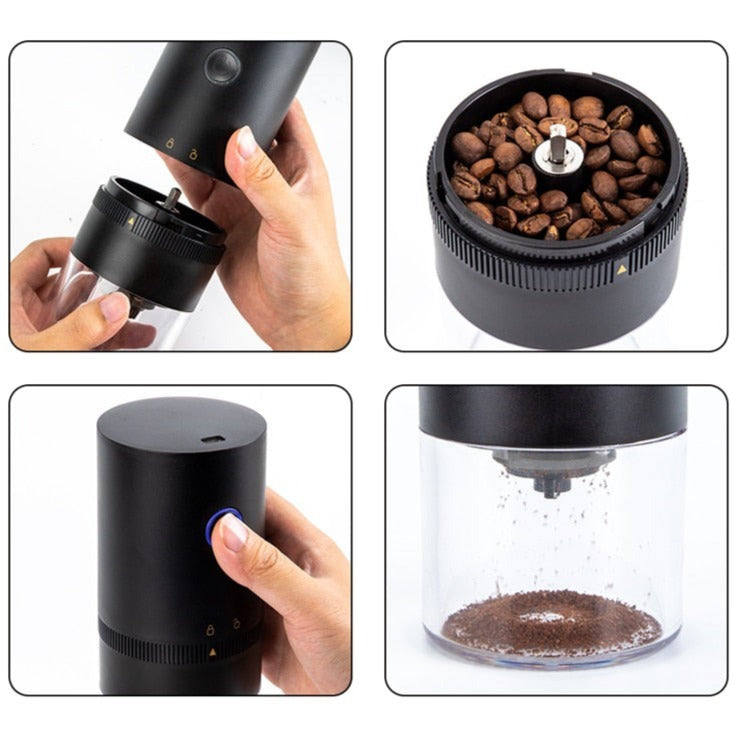 GrindMaster Coffee Grinder - Portable Electric Coffee and Spice Mill