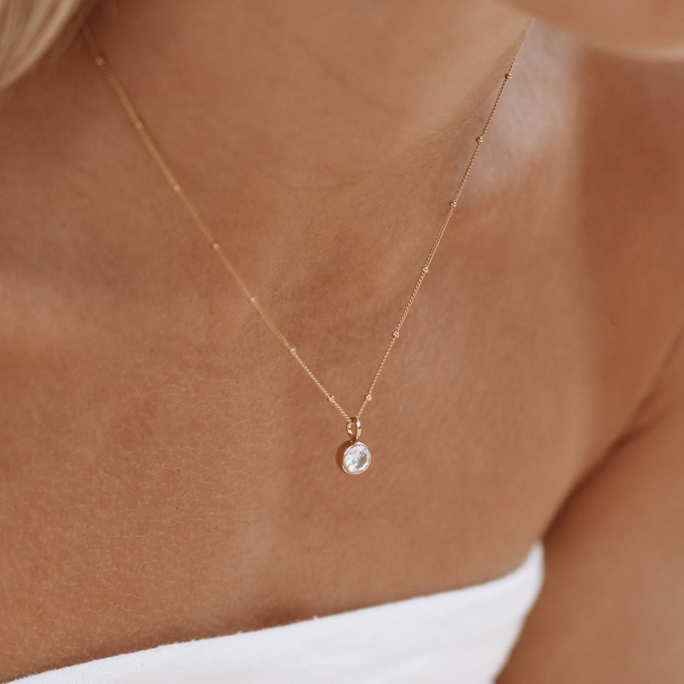 Aurora Birthstone Necklace - Personal & Meaningful