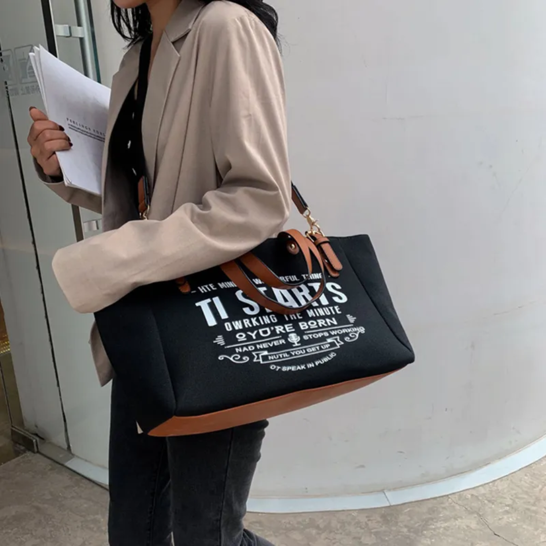Lexie - Spacious Canvas Tote